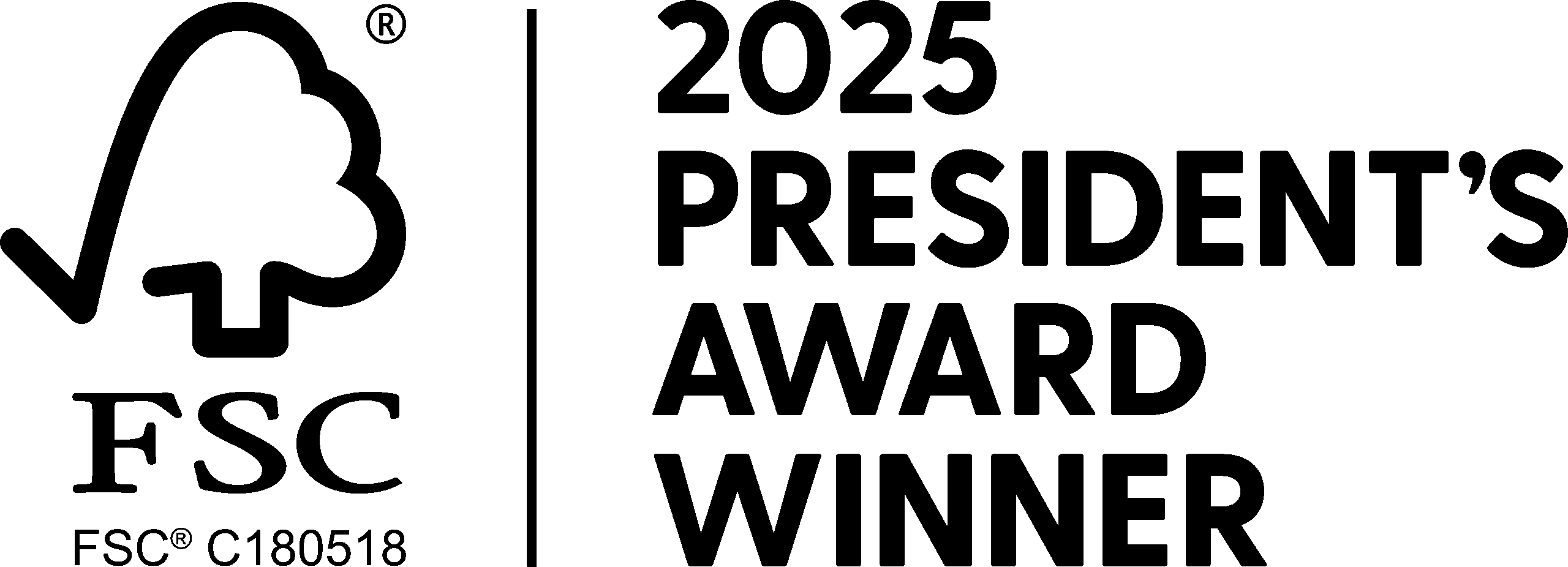 FSC_PresidentsAwardWinner_ChestnutCarbon_Badge-Black